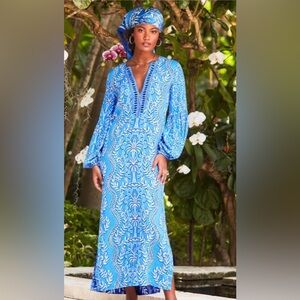 Lilly Pulitzer Blue Maxi Dress